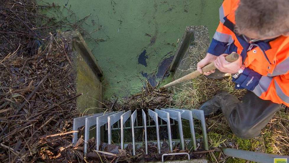 Wordt het groen niet verwijderd, dan dreigt droogloop van de pomp.