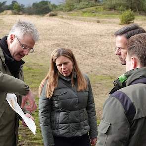 Rutte en Schouten op de Veluwe.