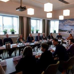 Het rondetafelgesprek in Gebouw A.