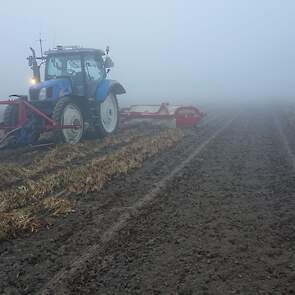 De bonen oogst bij de maatschap Haartsen.