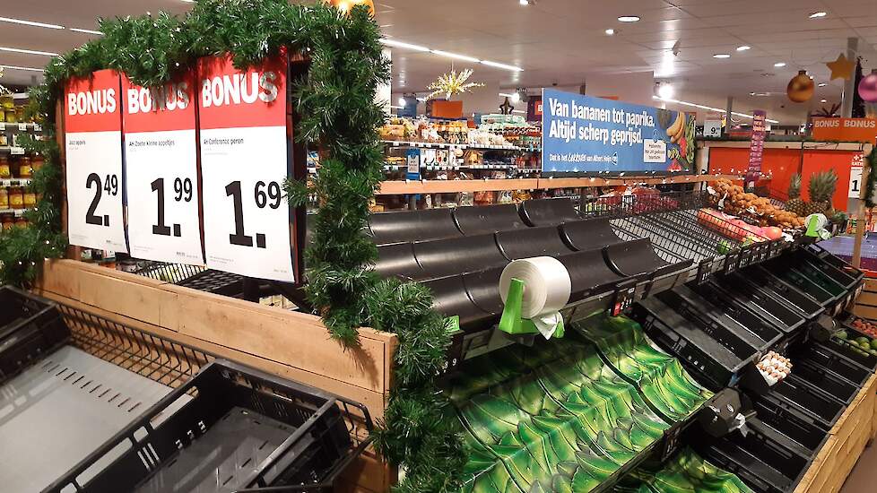 Albert Heijn zegde zaterdag een gesprek toe met de boeren, maar kwam daar later op terug omdat blokkades doorgingen.