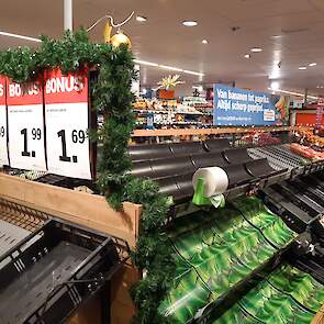 Albert Heijn zegde zaterdag een gesprek toe met de boeren, maar kwam daar later op terug omdat blokkades doorgingen.