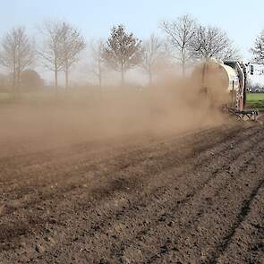 „Typisch zandgrond”, zegt Sevenster. „De ondergrond is nat terwijl de bovenste laag alweer droog is.”
