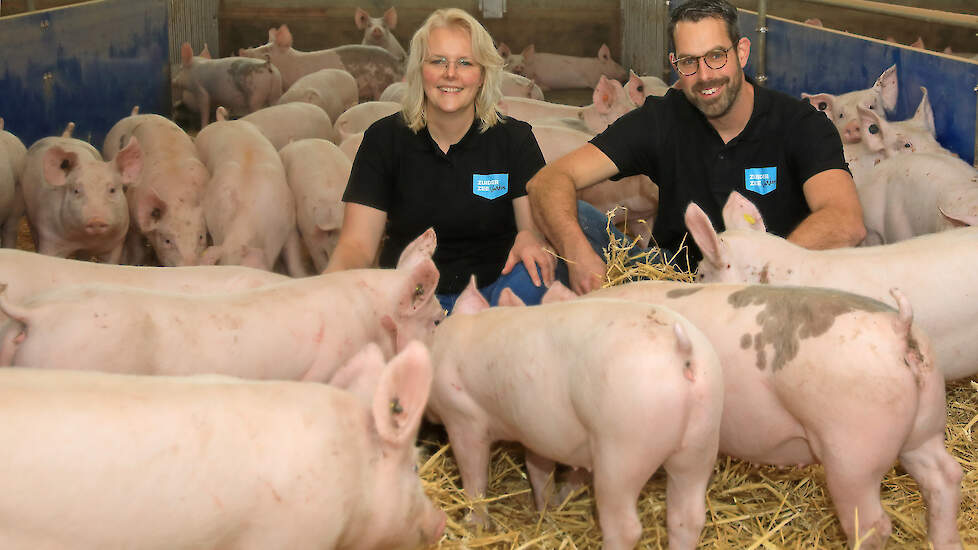 Erik en Marleen de Rond: „We proberen in de strooiselstallen het natuurlijke gedrag te benaderen.”