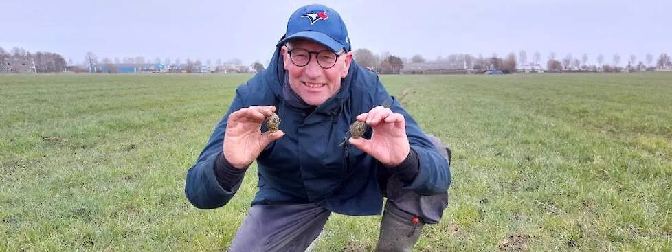 Michel Manne vond het eerste ei in Noord-Holland.