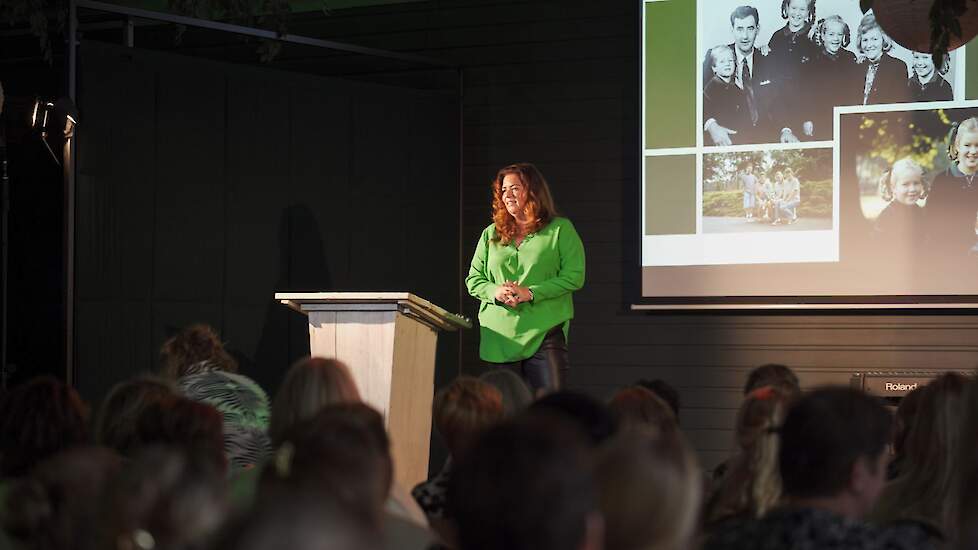 Claudia van Genugten vertelde haar levensverhaal op de dag voor vrouwen met boerinnenverstand