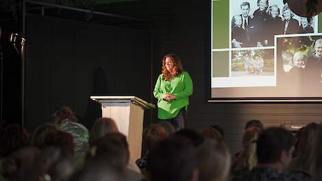 Claudia van Genugten vertelde haar levensverhaal op de dag voor vrouwen met boerinnenverstand