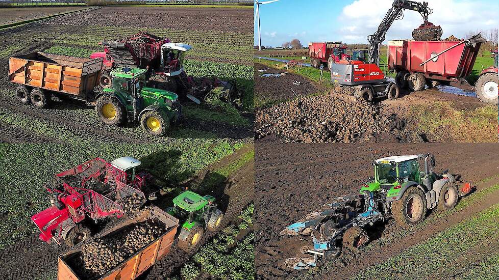 Bieten rooien | Ploegen | Beet harvest | Plowing | Vervaet | John Deere | Fendt | Case IH | Lemken