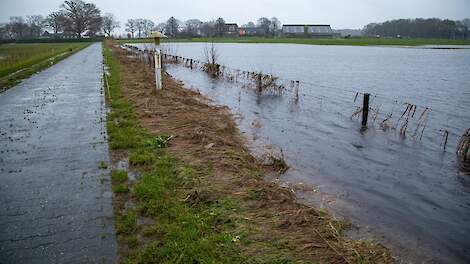 Hoogwater in Overijssel.