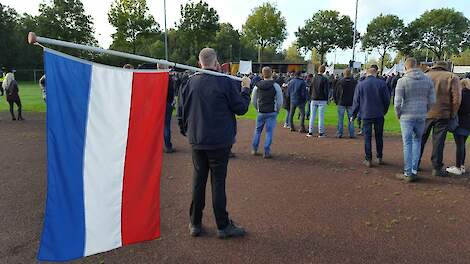 Boerenprotest bij het RIVM in 2019.