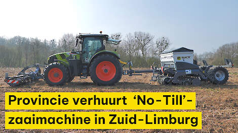 Provincie verhuurt ‘No-Till’-zaaimachine aan boeren in Zuid-Limburg