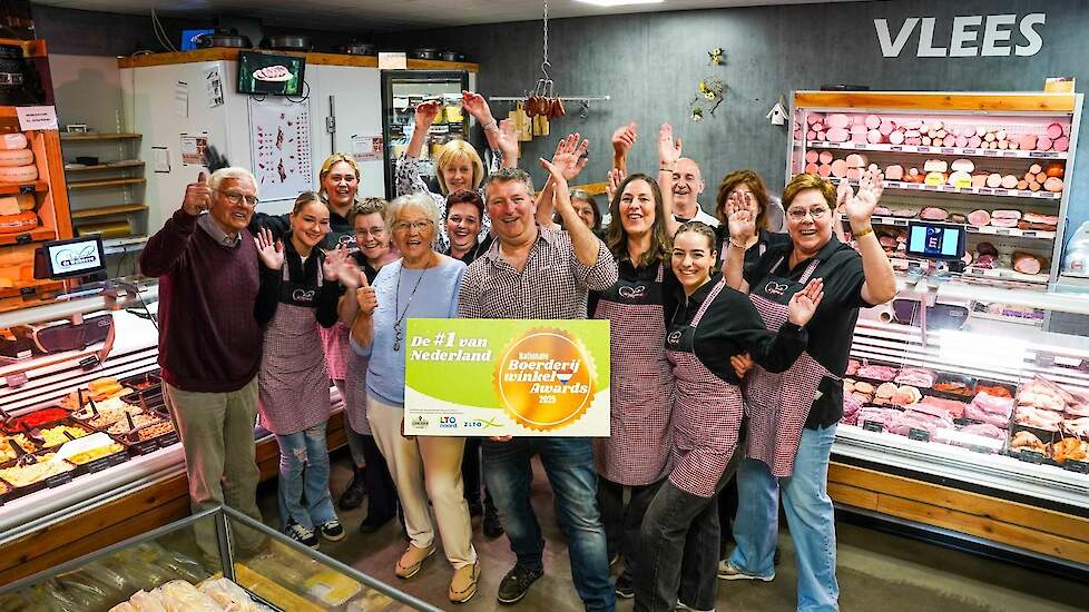 De winnaar van de Nationale Boerderijwinkel Award.
