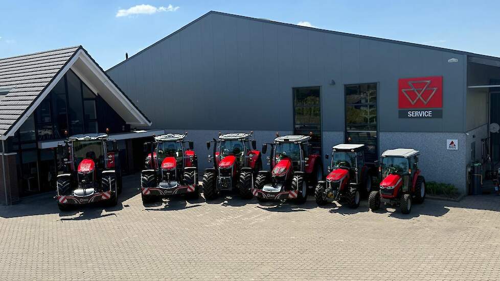 Bij Heyms staan al Massey Ferguson-machines.