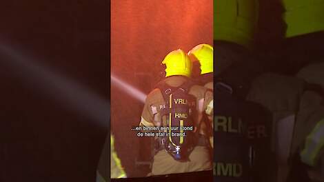 Stalbrand in Dieteren.  #L1Nieuws